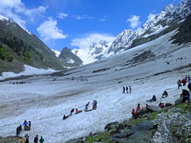 Thajiwas Glacier near Sonamarg Kashmir